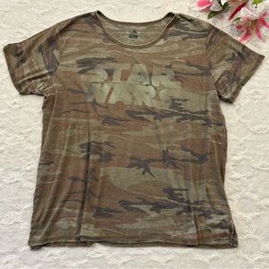 Star Wars - Camo Logo Short Sleeved Cotton Blend T-Shirt - 2X